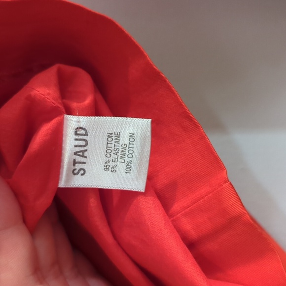 STAUD Harbor Dress Red XS - Picture 5 of 7